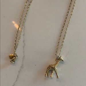 J. Crew giraffe pendant necklace
